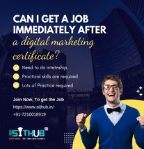 Can I get a job immediately after a digital marketing certificate?